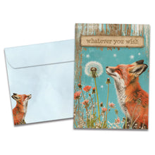 Load image into Gallery viewer, TF Card- Fox Wishes, Birthday 22240