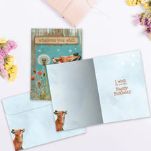 Load image into Gallery viewer, TF Card- Fox Wishes, Birthday 22240