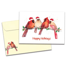 Load image into Gallery viewer, TF Holiday Card- Happy Cardinals, Holiday 22003
