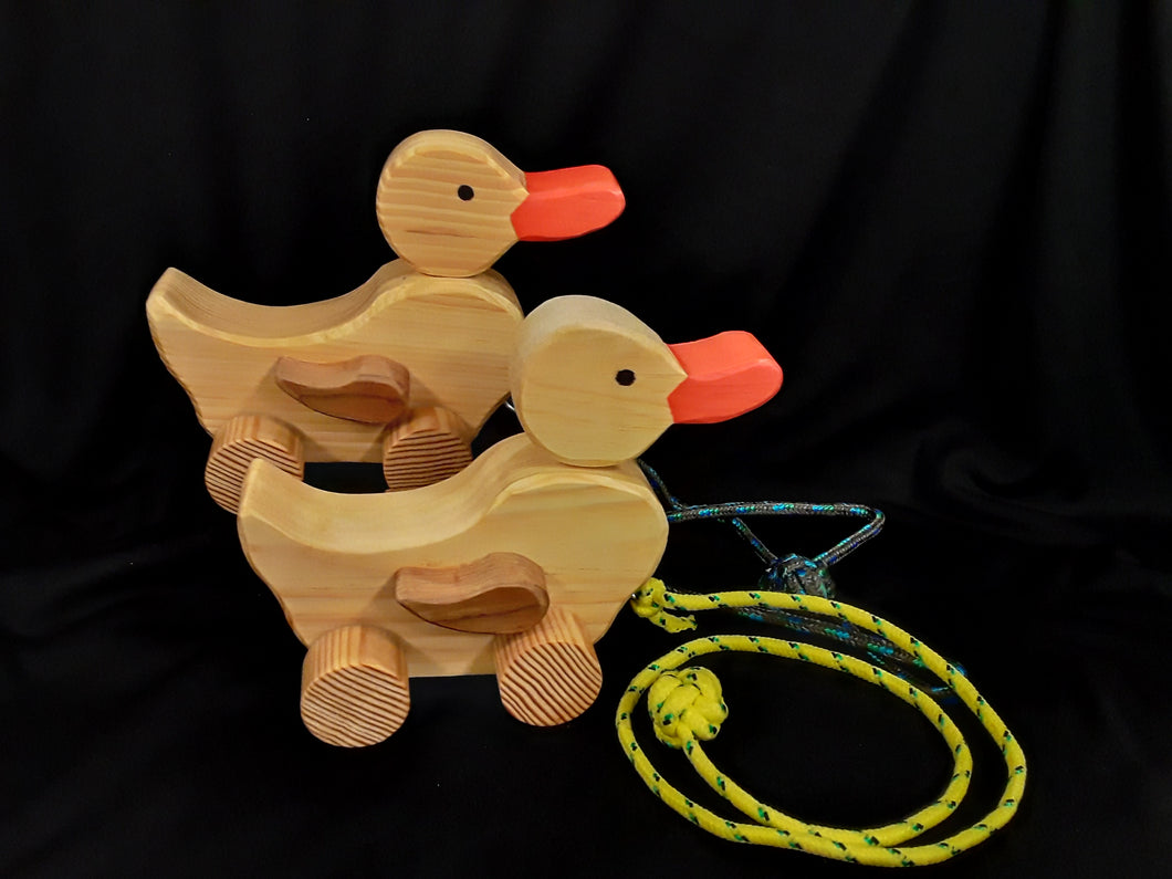 Wooden Duck Pull Along