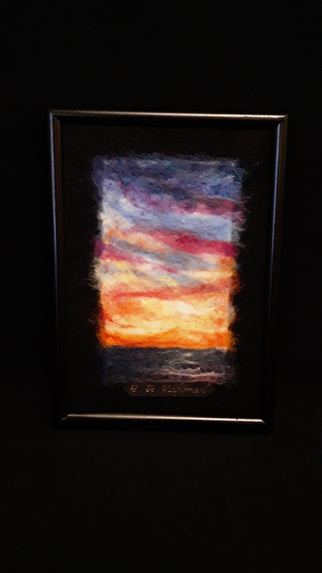 Felt Painting- Sunset