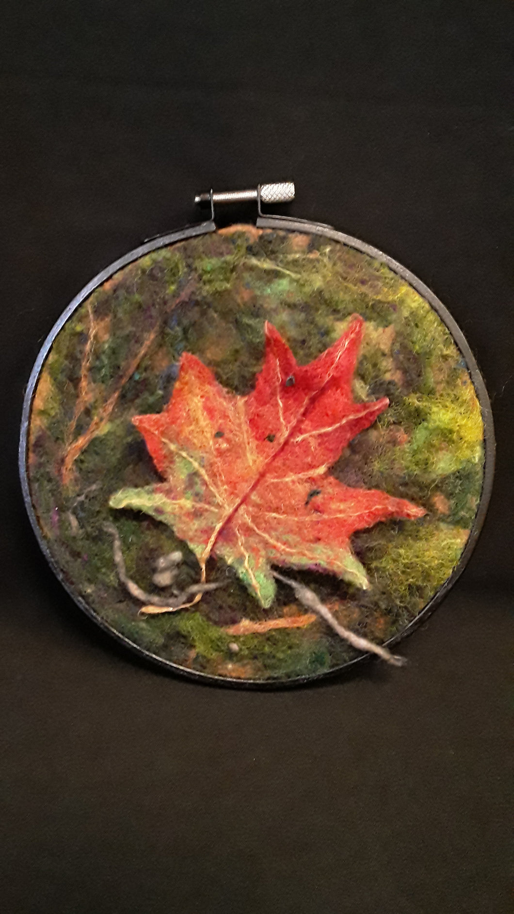 Felt Painting- Maple Leaf