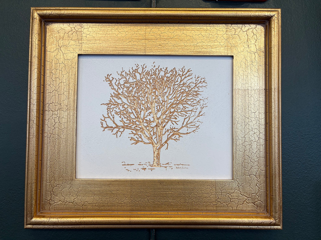 Framed Etching - Golden Apple