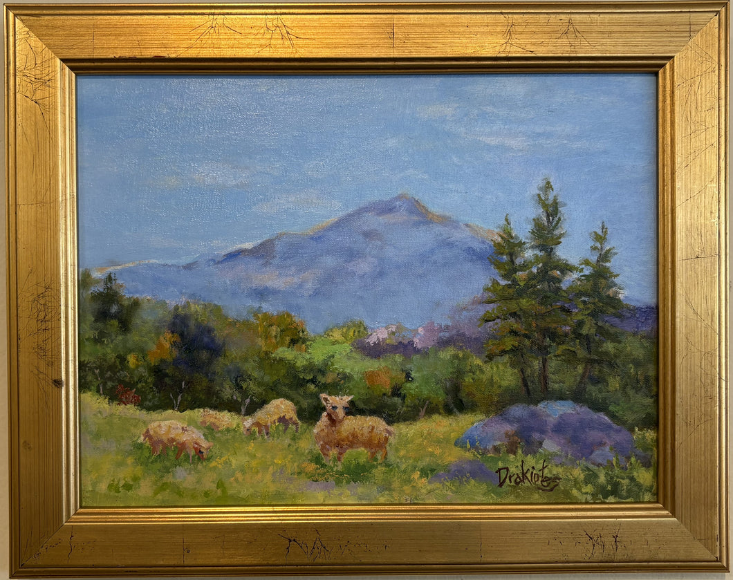 Painting- Spring Grazing 9x12
