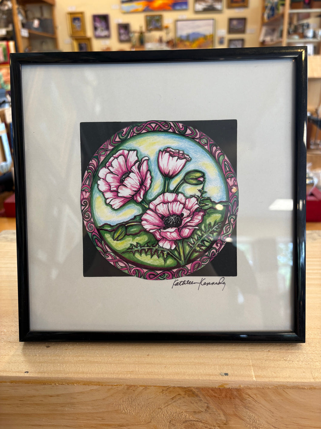 Print- Pink Poppy Small