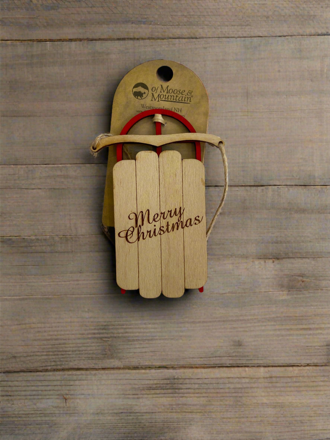 Ornament - Christmas Sled