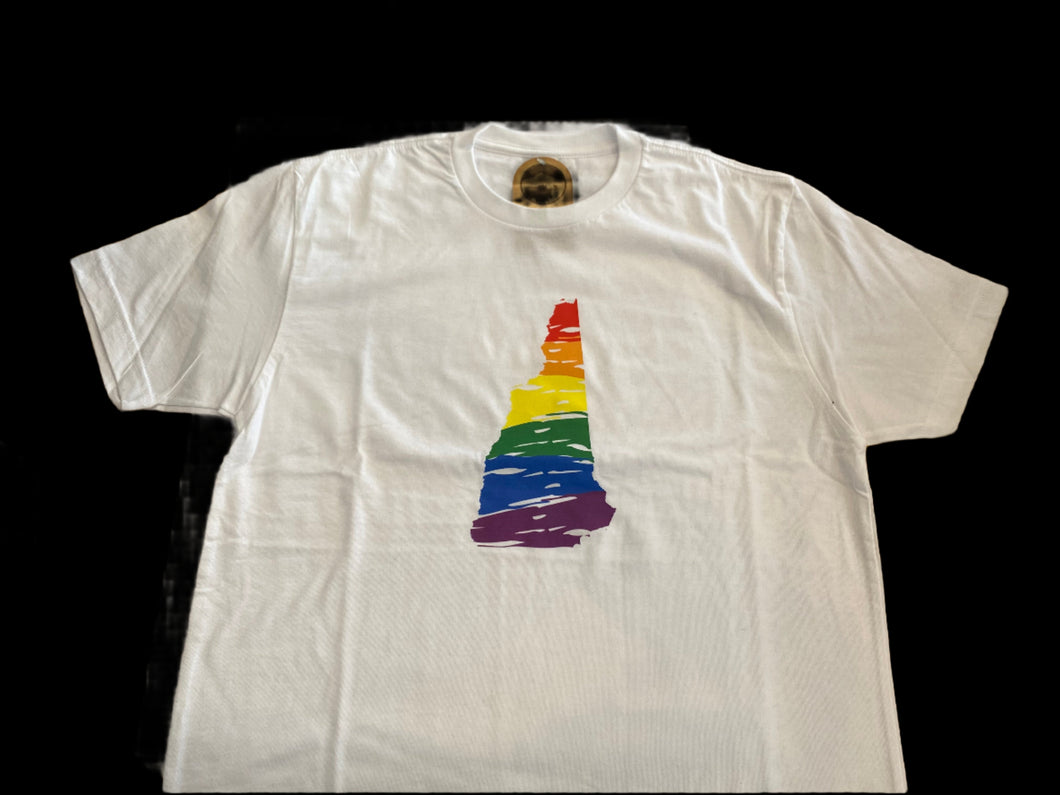 White T-Shirt- NH Pride XXL-White : 2XL