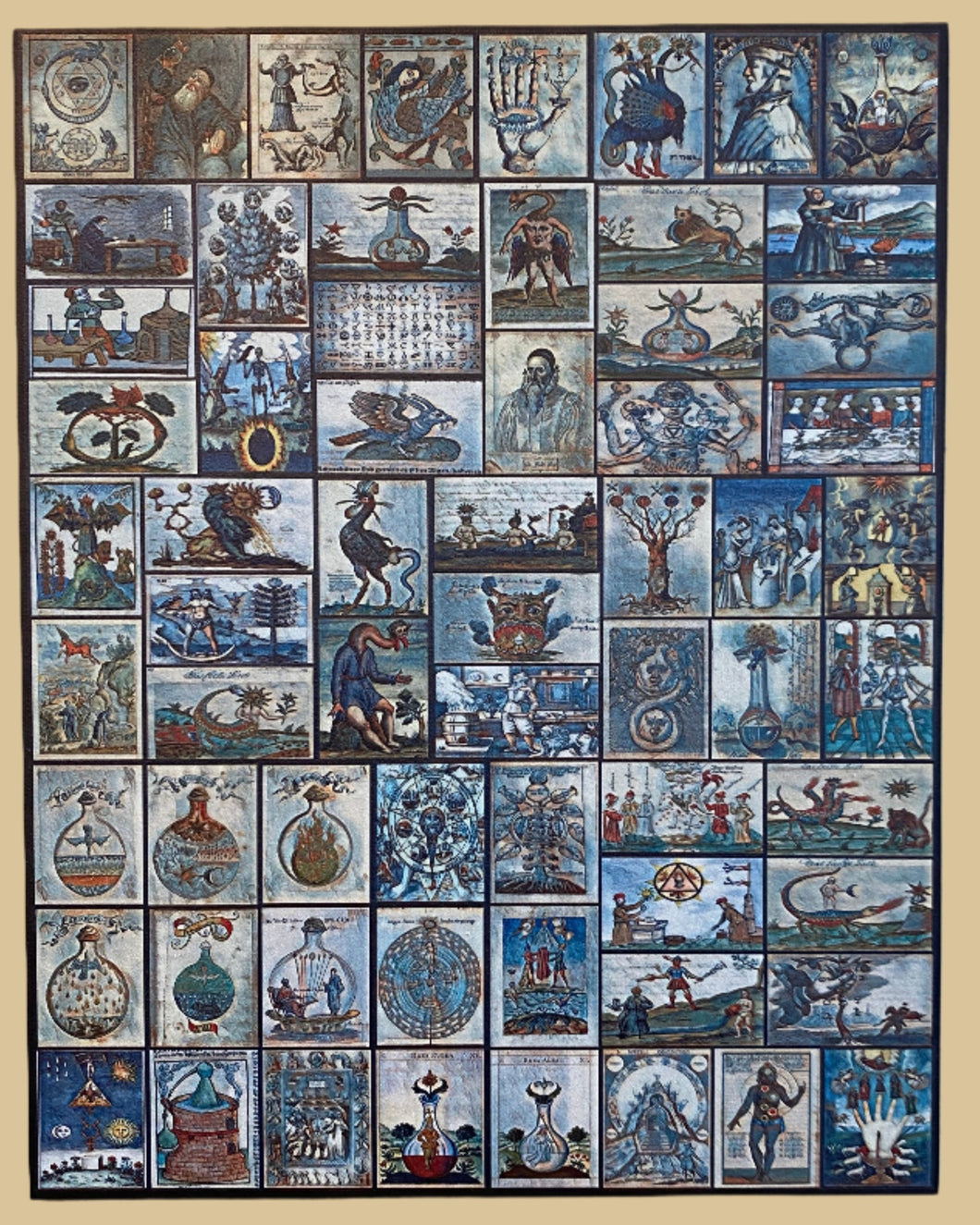 Box Print - Assorted Tarot Card-Wood : 11x14
