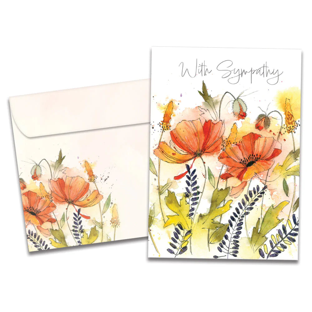 TF Card- Heartfelt Flowers 22199