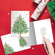 Load image into Gallery viewer, TF Holiday Card- Classic Tree, Christmas 22332
